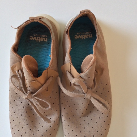 Native Apollo Moc Shoes Tan Unisex Women 8.5 Men 6.5 - Picture 6 of 10